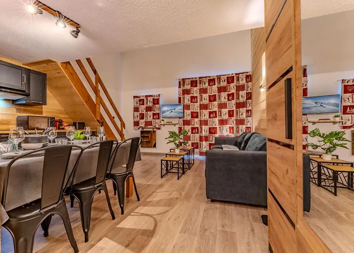 Cozy 2br - Heart Of - Odalys L'altineige Апартаменти